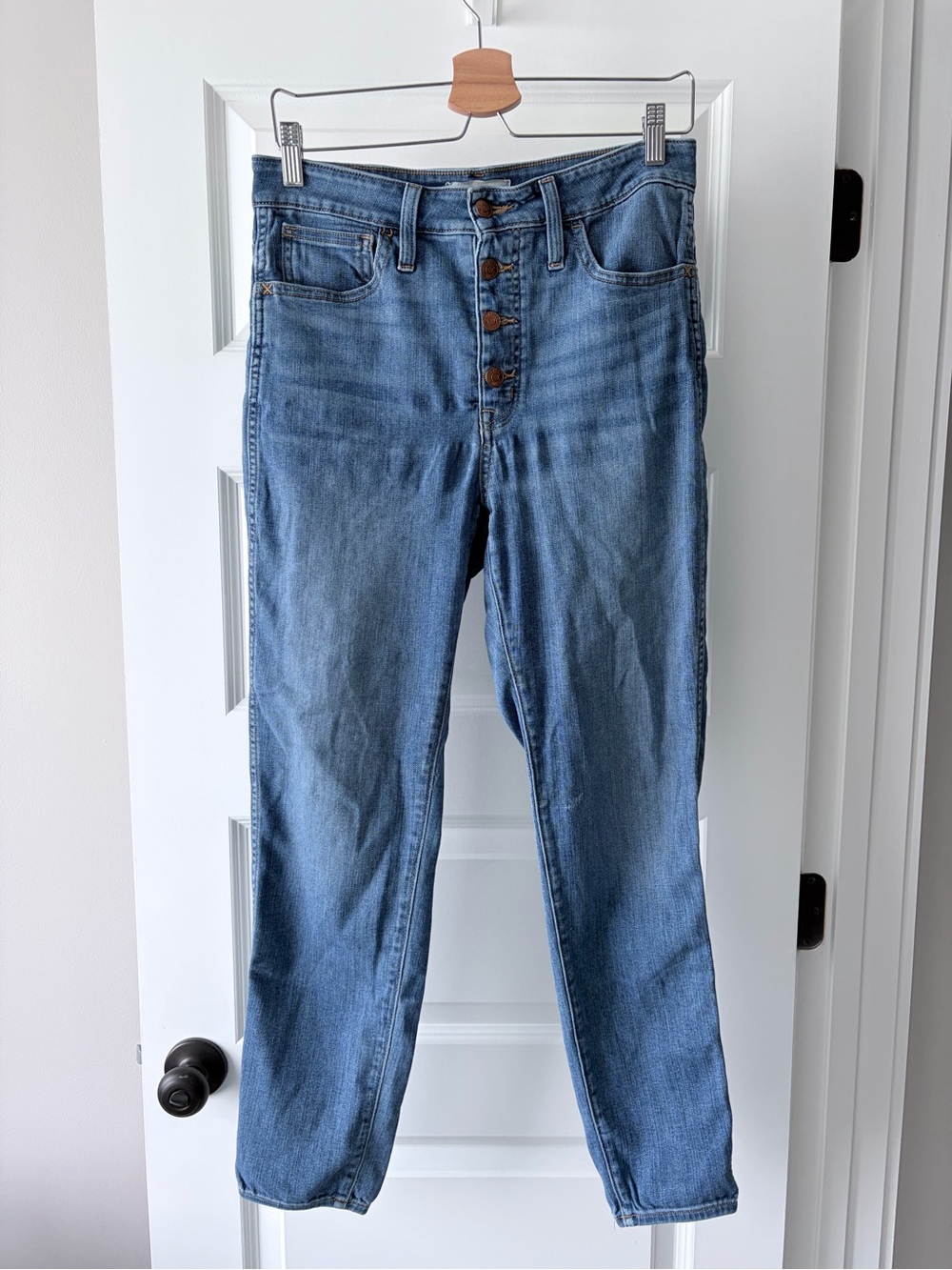 Madewell Curvy Roadtripper High-Rise Women's Jeans in Light Blue
